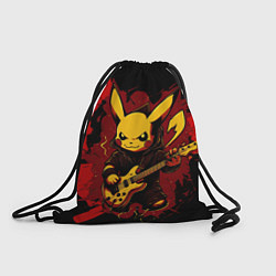 Рюкзак-мешок Устрашаюший покемон с гитарой, цвет: 3D-принт