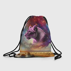 Рюкзак-мешок Небесный львица, цвет: 3D-принт