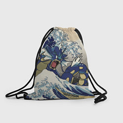 Рюкзак-мешок Kanagawa wave - Gyarados, цвет: 3D-принт