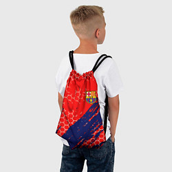 Рюкзак-мешок Барселона спорт краски текстура, цвет: 3D-принт — фото 2