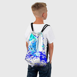Рюкзак-мешок Samurai cyberpunk краски, цвет: 3D-принт — фото 2