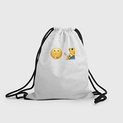 Рюкзак-мешок Мьюнинг эмодзи, цвет: 3D-принт