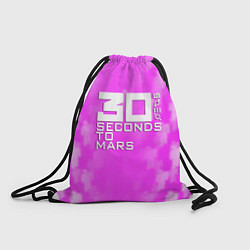 Мешок для обуви 30 seconds to mars pink