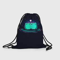Рюкзак-мешок Любовь жабок, цвет: 3D-принт