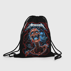 Рюкзак-мешок Metallica skeleton, цвет: 3D-принт