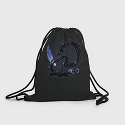 Рюкзак-мешок Китайский дракон из чернил, цвет: 3D-принт