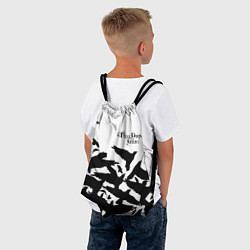 Рюкзак-мешок Three Days Grace вороны бенд, цвет: 3D-принт — фото 2