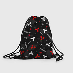Рюкзак-мешок Mitsubishi - logo pattern, цвет: 3D-принт