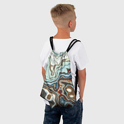 Рюкзак-мешок Мраморная текстура, цвет: 3D-принт — фото 2