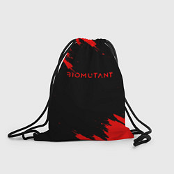 Рюкзак-мешок Биомутант краски красные, цвет: 3D-принт