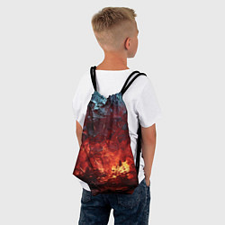 Рюкзак-мешок Абстрактный взрыв, цвет: 3D-принт — фото 2