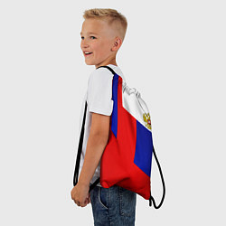 Рюкзак-мешок Россия геометрия спортивная, цвет: 3D-принт — фото 2