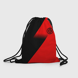 Рюкзак-мешок Inter geometry red sport, цвет: 3D-принт