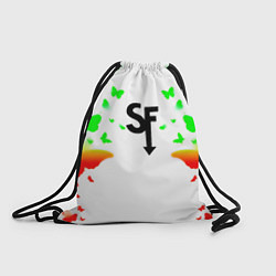 Рюкзак-мешок Sally face бабочки, цвет: 3D-принт