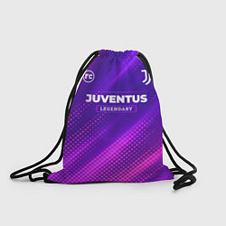 Рюкзак-мешок Juventus legendary sport grunge, цвет: 3D-принт
