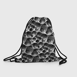 Рюкзак-мешок Металл - текстура, цвет: 3D-принт
