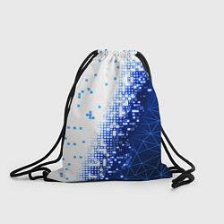 Рюкзак-мешок Поврежденный цифровой скин, цвет: 3D-принт
