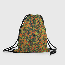 Рюкзак-мешок Современный пятнистый камуфляж, цвет: 3D-принт