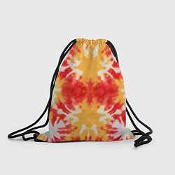 Рюкзак-мешок Красно-желтый тай дай, цвет: 3D-принт