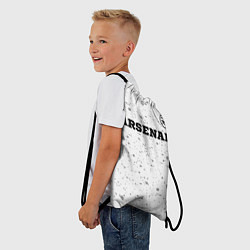 Рюкзак-мешок Arsenal sport на светлом фоне посередине, цвет: 3D-принт — фото 2
