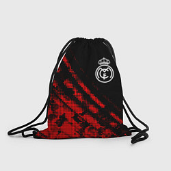 Рюкзак-мешок Real Madrid sport grunge, цвет: 3D-принт