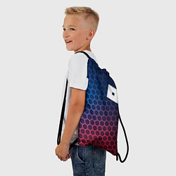 Рюкзак-мешок Roblox неоновые соты, цвет: 3D-принт — фото 2
