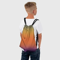 Рюкзак-мешок Градиент цвета заката, цвет: 3D-принт — фото 2