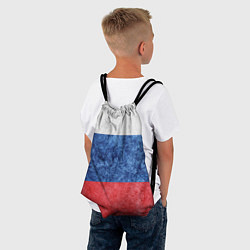 Рюкзак-мешок Флаг России разноцветный, цвет: 3D-принт — фото 2