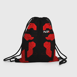 Рюкзак-мешок Mass Effect - Red armor, цвет: 3D-принт