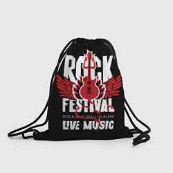 Мешок для обуви Rock festival - live music