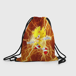 Рюкзак-мешок Sonic x yellow, цвет: 3D-принт