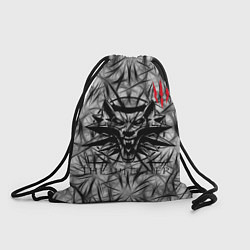 Рюкзак-мешок The witcher wolf face, цвет: 3D-принт