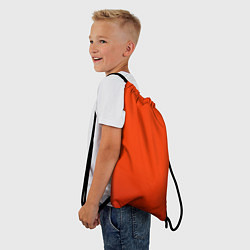 Рюкзак-мешок Пылкий красно-оранжевый градиент, цвет: 3D-принт — фото 2