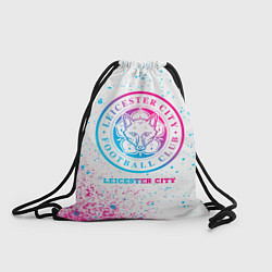 Рюкзак-мешок Leicester City neon gradient style, цвет: 3D-принт