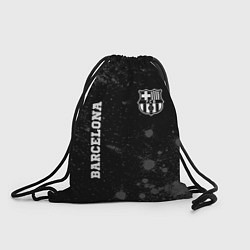 Рюкзак-мешок Barcelona sport на темном фоне вертикально, цвет: 3D-принт