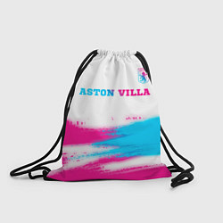 Мешок для обуви Aston Villa neon gradient style посередине