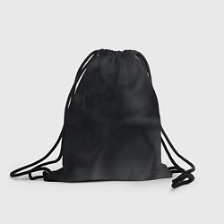 Рюкзак-мешок Тёмный серый дымчатый, цвет: 3D-принт