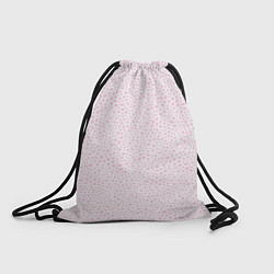 Рюкзак-мешок Светло-розовый паттерн маленькие пятна, цвет: 3D-принт