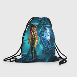 Рюкзак-мешок Stellar Blade Eve в профиль, цвет: 3D-принт