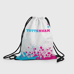 Рюкзак-мешок Tottenham neon gradient style посередине, цвет: 3D-принт