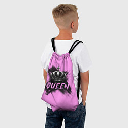 Рюкзак-мешок Королева - корона, цвет: 3D-принт — фото 2
