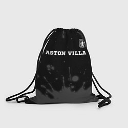 Мешок для обуви Aston Villa sport на темном фоне посередине