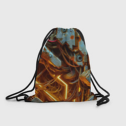 Рюкзак-мешок Cyber armor - ai art, цвет: 3D-принт