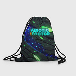 Рюкзак-мешок Abiotic Factor logo bright neon, цвет: 3D-принт