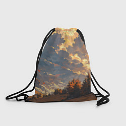 Рюкзак-мешок Вечерний закат - аниме, цвет: 3D-принт
