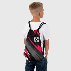 Рюкзак-мешок CreepyPasta electro lines, цвет: 3D-принт — фото 2