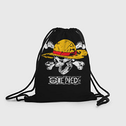 Рюкзак-мешок One piece - череп и кости, цвет: 3D-принт