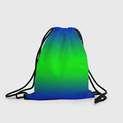 Рюкзак-мешок Зелёный градиент текстура, цвет: 3D-принт