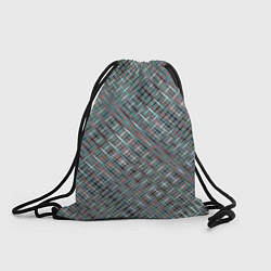 Рюкзак-мешок Тёмный бирюзовый текстурированный, цвет: 3D-принт