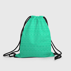 Рюкзак-мешок Аквамарин однотонный полосатый узор, цвет: 3D-принт